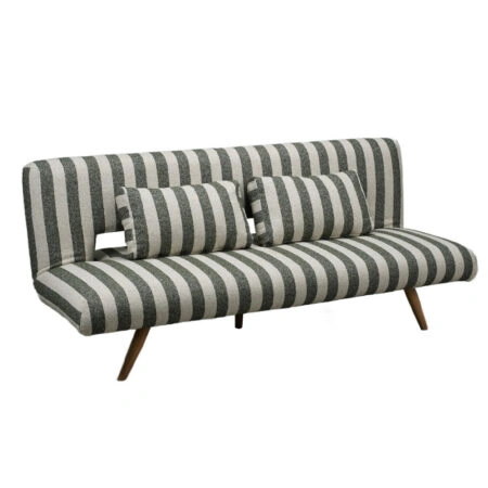 LA SPEZIA ΚΑΝΑΠΕΣ ΚΡΕΒΑΤΙ 3ΘΕΣΙΟΣ OFF WHITE ΛΑΔΙ 188x81x88cm