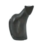 Artekko Figurine Μαύρη Διακοσμητική Γάτα Ρητίνης (17.5x10x25)cm