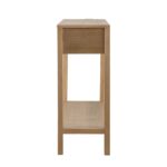 Artekko Cons Κονσόλα MDF Ψάθα Φυσική Απόχρωση (100x30x75)cm