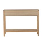 Artekko Cons Κονσόλα MDF Ψάθα Φυσική Απόχρωση (100x30x75)cm