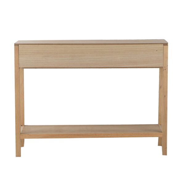 Artekko Cons Κονσόλα MDF Ψάθα Φυσική Απόχρωση (100x30x75)cm