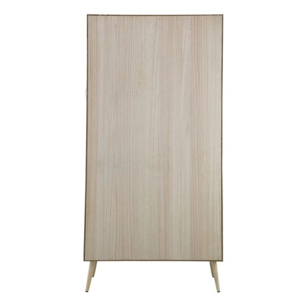 Cons Μπουφές MDF Ψάθα Φυσική Απόχρωση (90x37x189)cm