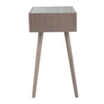 Artekko Cons MDF Κομοδίνο με Ψάθα σε Φυσική Απόχρωση (40x37x70)cm