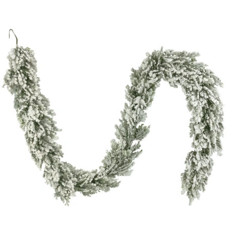 ΧΡΙΣΤΟΥΓΕΝΝΙΑΤΙΚΗ ΓΙΡΛΑΝΤΑ ΕΛΑΤΟ ΧΙΟΝΙΣΜΕΝΗ - 12x9x180cm 2/12ΚΙΒ