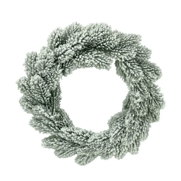ΧΡΙΣΤΟΥΓΕΝΝΙΑΤΙΚΟ ΣΤΕΦΑΝΙ ΕΛΑΤΟ ΧΙΟΝΙΣΜΕΝΟ - Φ35x8cm 4/24ΚΙΒ