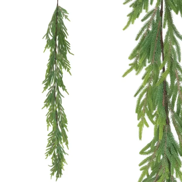 ΧΡΙΣΤΟΥΓΕΝΝΙΑΤΙΚΗ ΓΙΡΛΑΝΤΑ ΕΛΑΤO ΠΡΑΣΙΝΟ - 12x12x150cm 6/48ΚΙΒ