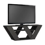 Έπιπλο τηλεόρασης Pipralla  μελαμίνης χρώμα ανθρακί 110x30x40εκ.