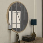 Καθρέπτης τοίχου Glob Μegapap χρώμα sapphire oak 59x2x59εκ.
