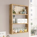 Ραφιέρα τοίχου Prena Megapap χρώμα atlantic pine 43,2x9x60εκ.
