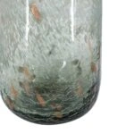 Artekko Twilight Γκρι Γυάλινο Διακοσμητικό Βάζο (15x15x30)cm