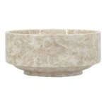 Artekko Marble Μπεζ Μαρμάρινο Μπολ (24x24x11)cm
