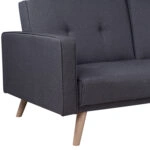 ΚΑΝΑΠΕΣ ΚΡΕΒΑΤΙ ΓΩΝΙΑ ΑΝΑΣΤΡΕΨΙΜΗ TALIA HM3153 ΜΕ ΓΚΡΙ ΥΦΑΣΜΑ 269X152X87Y εκ.