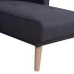 ΚΑΝΑΠΕΣ ΚΡΕΒΑΤΙ ΓΩΝΙΑ ΑΝΑΣΤΡΕΨΙΜΗ TALIA HM3153 ΜΕ ΓΚΡΙ ΥΦΑΣΜΑ 269X152X87Y εκ.