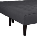 ΚΑΝΑΠΕΣ ΚΡΕΒΑΤΙ ΓΩΝΙΑ ΑΝΑΣΤΡΕΨΙΜΗ ZELDA HM3154.01 ΜΕ ΓΚΡΙ ΥΦΑΣΜΑ 254X163X74Y εκ.