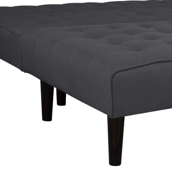 ΚΑΝΑΠΕΣ ΚΡΕΒΑΤΙ ΓΩΝΙΑ ΑΝΑΣΤΡΕΨΙΜΗ ZELDA HM3154.01 ΜΕ ΓΚΡΙ ΥΦΑΣΜΑ 254X163X74Y εκ.