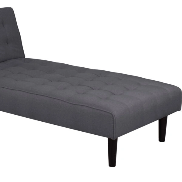 ΚΑΝΑΠΕΣ ΚΡΕΒΑΤΙ ΓΩΝΙΑ ΑΝΑΣΤΡΕΨΙΜΗ ZELDA HM3154.01 ΜΕ ΓΚΡΙ ΥΦΑΣΜΑ 254X163X74Y εκ.