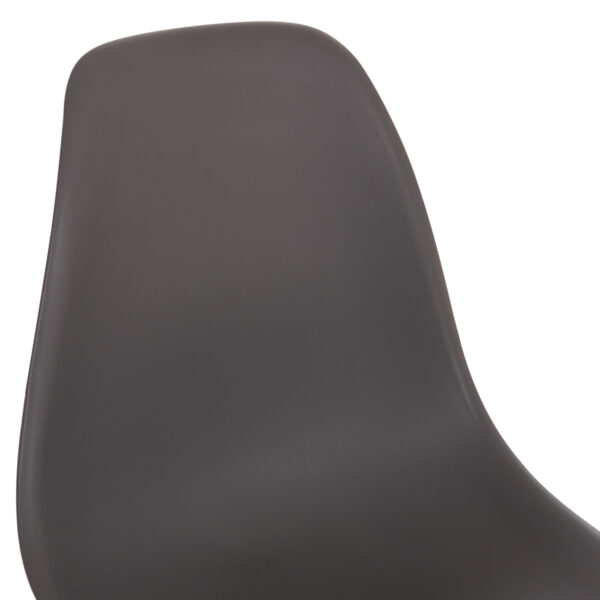 ΚΑΡΕΚΛΑ ΜΕ ΞΥΛΙΝΑ ΠΟΔΙΑ ΚΑΙ ΚΑΘΙΣΜΑ TWIST PP ΓΚΡΙ HM8460.10 46x50x82 εκ.