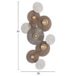 ΜΕΤΑΛΛΙΚΟ ΔΙΑΚΟΣΜΗΤΙΚΟ ΤΟΙΧΟΥ HM7165 ΧΡΥΣΟ ΛΕΥΚΟ 91x6x50Y εκ.