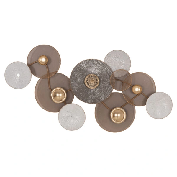 ΜΕΤΑΛΛΙΚΟ ΔΙΑΚΟΣΜΗΤΙΚΟ ΤΟΙΧΟΥ HM7165 ΧΡΥΣΟ ΛΕΥΚΟ 91x6x50Y εκ.