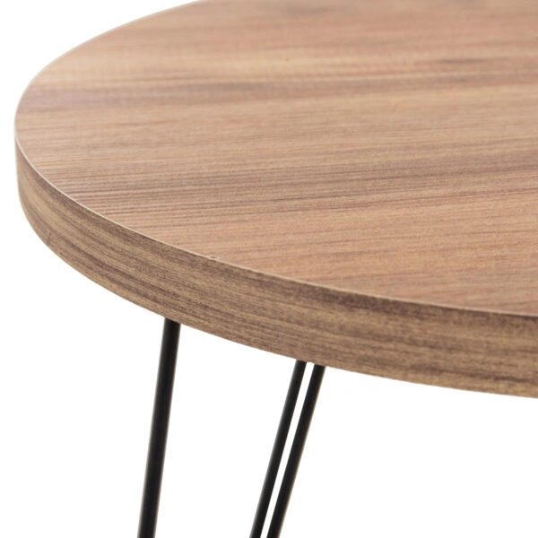 ΣΕΤ ΒΟΗΘ.ΤΡΑΠΕΖΑΚΙΑ NISSA HM18173.04 ΜΕΛΑΜΙΝΗ ΣΕ ΦΥΣΙΚΟ-ΜΑΥΡΑ ΜΕΤΑΛ.ΠΟΔΙΑ