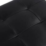 ΣΚΑΜΠΟ PU ΜΕ ΑΠΟΘΗΚΕΥΤΙΚΟ ΧΩΡΟ TRISCUBE ΜΑΥΡΟ HM223.01 121x51.5x50Υ εκ.