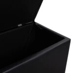 ΣΚΑΜΠΟ PU ΜΕ ΑΠΟΘΗΚΕΥΤΙΚΟ ΧΩΡΟ TRISCUBE ΜΑΥΡΟ HM223.01 121x51.5x50Υ εκ.