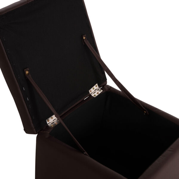 ΣΚΑΜΠΩ ΜΕ ΑΠΟΘΗΚΕΥΤΙΚΟ ΧΩΡΟ PU ΚΑΦΕ CUBE HM224.03 36,5x36,5x36Υεκ.