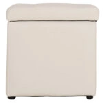 ΣΚΑΜΠΟ ΜΕ ΑΠΟΘΗΚΕΥΤΙΚΟ ΧΩΡΟ PU ΛΕΥΚΟ CUBE HM224.02 36,5x36,5x36Υεκ.