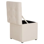 ΣΚΑΜΠΟ ΜΕ ΑΠΟΘΗΚΕΥΤΙΚΟ ΧΩΡΟ PU ΛΕΥΚΟ CUBE HM224.02 36,5x36,5x36Υεκ.