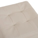 ΣΚΑΜΠΟ ΜΕ ΑΠΟΘΗΚΕΥΤΙΚΟ ΧΩΡΟ PU ΛΕΥΚΟ CUBE HM224.02 36,5x36,5x36Υεκ.