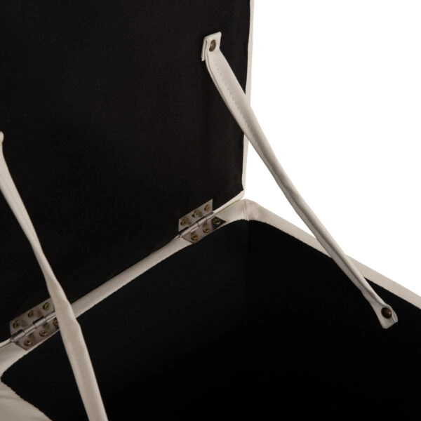 ΣΚΑΜΠΟ ΜΕ ΑΠΟΘΗΚΕΥΤΙΚΟ ΧΩΡΟ PU ΛΕΥΚΟ CUBE HM224.02 36,5x36,5x36Υεκ.
