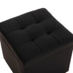 ΣΚΑΜΠΩ ΜΕ ΑΠΟΘΗΚΕΥΤΙΚΟ ΧΩΡΟ PU ΜΑΥΡΟ CUBE HM224.01 36,5x36,5x36Υεκ.