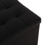 ΣΚΑΜΠΩ ΜΕ ΑΠΟΘΗΚΕΥΤΙΚΟ ΧΩΡΟ PU ΜΑΥΡΟ CUBE HM224.01 36,5x36,5x36Υεκ.