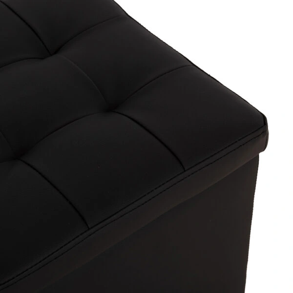 ΣΚΑΜΠΩ ΜΕ ΑΠΟΘΗΚΕΥΤΙΚΟ ΧΩΡΟ PU ΜΑΥΡΟ CUBE HM224.01 36,5x36,5x36Υεκ.