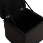 ΣΚΑΜΠΩ ΜΕ ΑΠΟΘΗΚΕΥΤΙΚΟ ΧΩΡΟ PU ΜΑΥΡΟ CUBE HM224.01 36,5x36,5x36Υεκ.