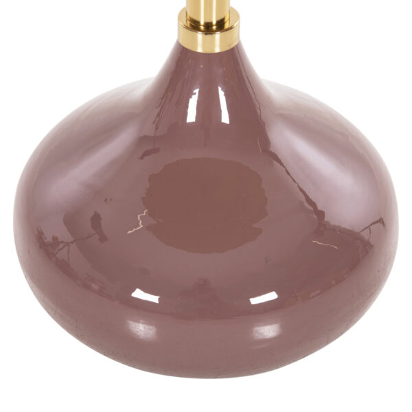 ΤΡΑΠΕΖΙ ΒΟΗΘΗΤΙΚΟ ΣΤΡΟΓΓΥΛΟ UTRI HM4241.06 ΜΕΤΑΛΛΟ ΣΕ ΣΟΜΟΝ-ΜΠΕΖ Φ46x46,5Υεκ.