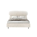 SERENITE ΚΡΕΒΑΤΙ (ΓΙΑ ΣΤΡΩΜΑ 160x200cm) BEIGE 230x194x105cm