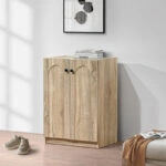 Παπουτσοθήκη-ντουλάπι Ambera  σε sonoma απόχρωση 60x36.5x81.5εκ