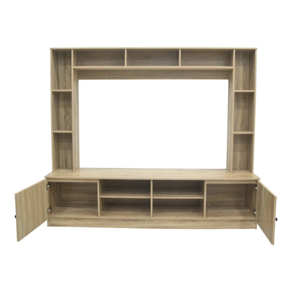 Σύνθετο σαλονιού Ambera σε sonoma απόχρωση 200x40x171.5εκ