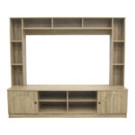 Σύνθετο σαλονιού Ambera σε sonoma απόχρωση 200x40x171.5εκ