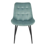 Καρέκλα Berne βελούδο σε φυστικί απόχρωση 53x62x84εκ