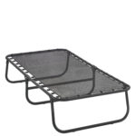 Κρεβάτι Σπαστό ArteLibre FLEXREST Με Στρώμα Πάχους 12cm Μαύρο Μέταλλο 180x80x33cm