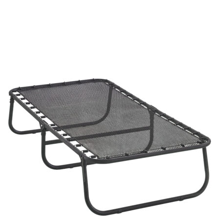 Κρεβάτι Σπαστό ArteLibre FLEXREST Με Στρώμα Πάχους 12cm Μαύρο Μέταλλο 180x80x33cm