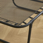 Κρεβάτι Σπαστό ArteLibre FLEXREST Με Στρώμα Πάχους 12cm Μαύρο Μέταλλο 180x80x33cm