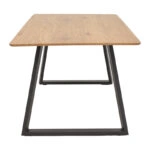 Τραπέζι Winor  φυσικό mdf-πόδι μαύρο μεταλλικό 160x90x75εκ