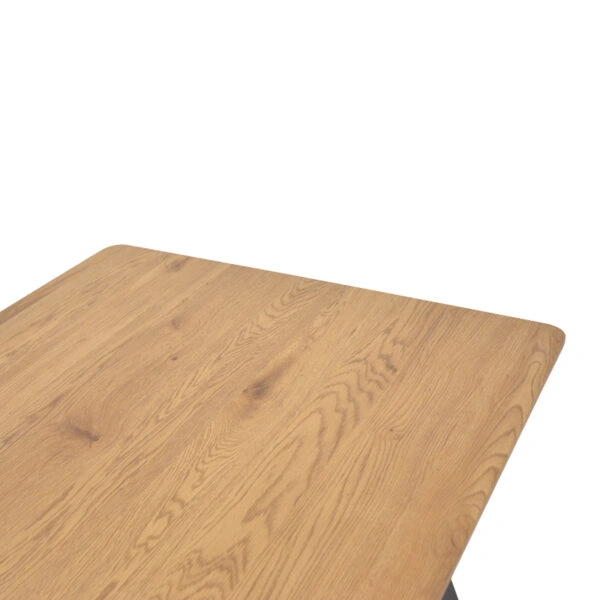 Τραπέζι Winor  φυσικό mdf-πόδι μαύρο μεταλλικό 160x90x75εκ