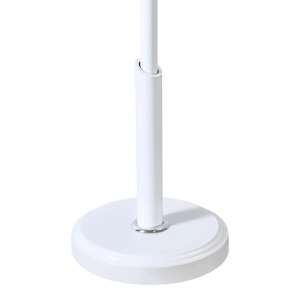 Καλόγερος Portu  μέταλλο σε λευκή-φυσική απόχρωση Φ30x170εκ