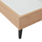 NEON ΚΡΕΒΑΤΙ (ΓΙΑ ΣΤΡΩΜΑ 160x200cm) ΦΥΣΙΚΟ 167x207x105cm