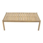 Σαλόνι εξωτερικού χώρου Verilan μασίφ ξύλο ακακίας με σχοινί και μπεζ μαξιλάρια