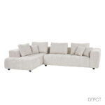 TOMOS ΚΑΝΑΠΕΣ ΓΩΝΙΑ ΑΡΙΣΤΕΡΗ BEIGE LEGASY 15 298x200x85cm